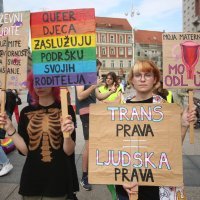 Skup za prava trans osoba na Trgu bana Jelačića