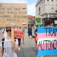 Skup za prava trans osoba na Trgu bana Jelačića
