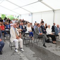 Jadranka Kosor i Borut Pahor na granici između Jurovskog Broda i Metlike