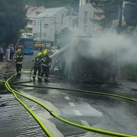 Izgorio autobus ZET-a