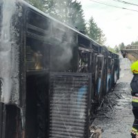 Izgorio autobus ZET-a