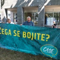 Zagreb: Konferencija za medije HND-a ispred zgrade Ministarstva pravosuđa