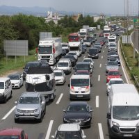 Pojačan je promet na autocesti A1 u smjeru mora