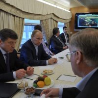 Vladimir Putin u vlaku