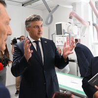 Andrej Plenković u KBC Split