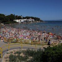 Split: Gužva na najpoznatijoj gradskoj plaži Bačvice