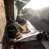 Migranti na željezničkom kolodvoru u Rijeci