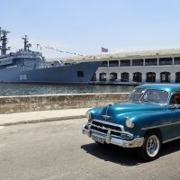 Ruski ratni brod na Kubi