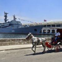 Ruski ratni brod Perekop na Kubi