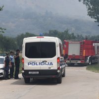 Gašenje požara u mjestu Gornji Banovci kod Grebaštice