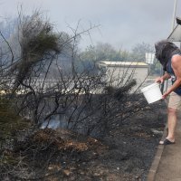Grebaštica: Jak vjetar otežava gašenje požara