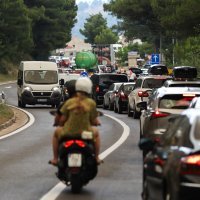 Prometna gužva od Šibenika prema Splitu