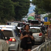 Prometna gužva od Šibenika prema Splitu