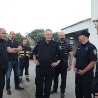 Davor Božinović u Grebaštici s vatrogascima