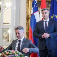 Robert Golob i Andrej Plenković