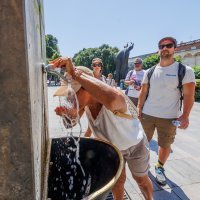 Vrućina na splitskim ulicama