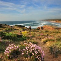 Plaža Bordeira, Aljezur, regija Algarve, Portugal