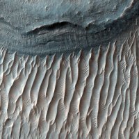 Brazde na površini Marsa