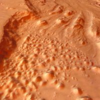 Brazde na površini Marsa