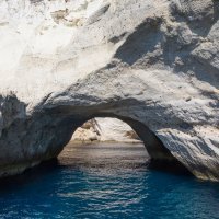 Plaža Sykia, otok Milos, Grčka