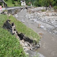 Uništeno korito rijeke Cerknice u Sloveniji
