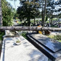 U nezapamćenoj oluji stradalo i zagrebačko groblje Mirogoj