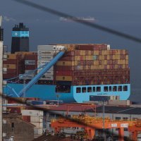 Nevrijeme u Rijeci srušilo kontejnersku dizalicu