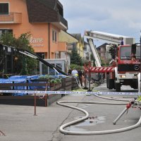 Izgorio kafić u zagrebačkoj Dubravi