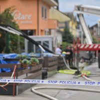 Izgorio kafić u zagrebačkoj Dubravi