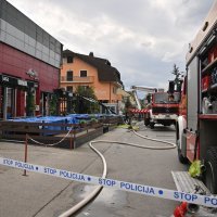 Izgorio kafić u zagrebačkoj Dubravi