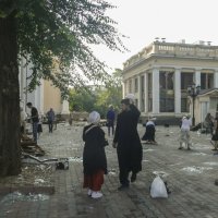 Oštećena katedrala u Odesi