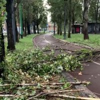 Nevrijeme u Milanu u Italiji