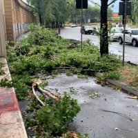 Nevrijeme u Milanu u Italiji