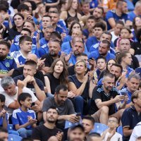 Dinamovi navijači na maksimirskom stadionu