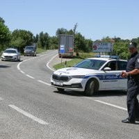 Blokada ceste Materada - Umag zbog otmice