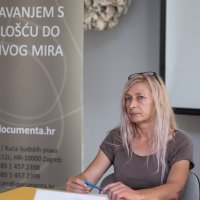 Božica Ciboci, Vesna Teršelič, Nela Pamuković na konferenciji za medije na temu osiguranje prava žrtava silovanja