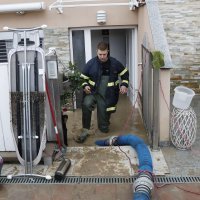 Poplave u mjestu Medvode kod Ljubljane