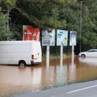 Poplavljeno područje Preluka nedaleko Opatije