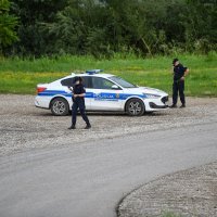 Zagreb: Policija zatvara cestu kod oteretnog kanala Odra-Sava