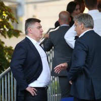 Zoran Milanović i Andrej Plenković u razgovoru nakon završetka Alke