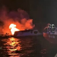 Požar na motornoj jahti kod otoka Žuta