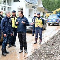 Slovenija, Medsave: Slovenski premijer obišao područja pogođena poplavom