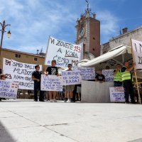 Zadarski vatrogasci prosvjedovali zbog niskih plaća