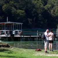 Brojni turisti uživali obilazeći Plitvička Jezera, ljeto 2022.