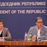 Beograd: Vučić i Brnabić održali konferenciju za novinare u Palači Srbije