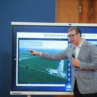 Beograd: Vučić i Brnabić održali konferenciju za novinare u Palači Srbije