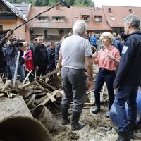 Robert Golob i Ursula von der Leyen obišli poplavljena područja u Sloveniji