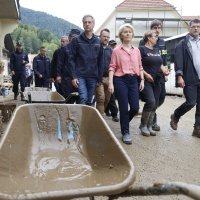 Robert Golob i Ursula von der Leyen obišli poplavljena područja u Sloveniji