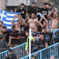 Navijači PAOK-a u Kranjčevićevoj 2015. godine