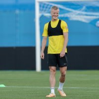 Nogometaši AEK-a odradili su trening na stadionu u Maksimiru